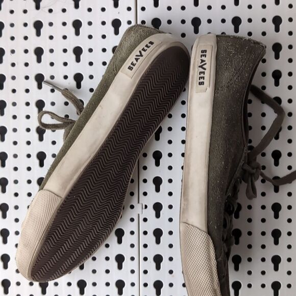 Jcrew olive suede vintage seaVees for JCrew sneakers size 6 - Picture 5 of 10